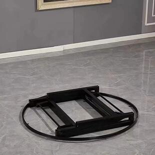 折圆可桌F779H9MS方缩桌简易支架叠架不锈钢金属折叠伸桌腿支撑架