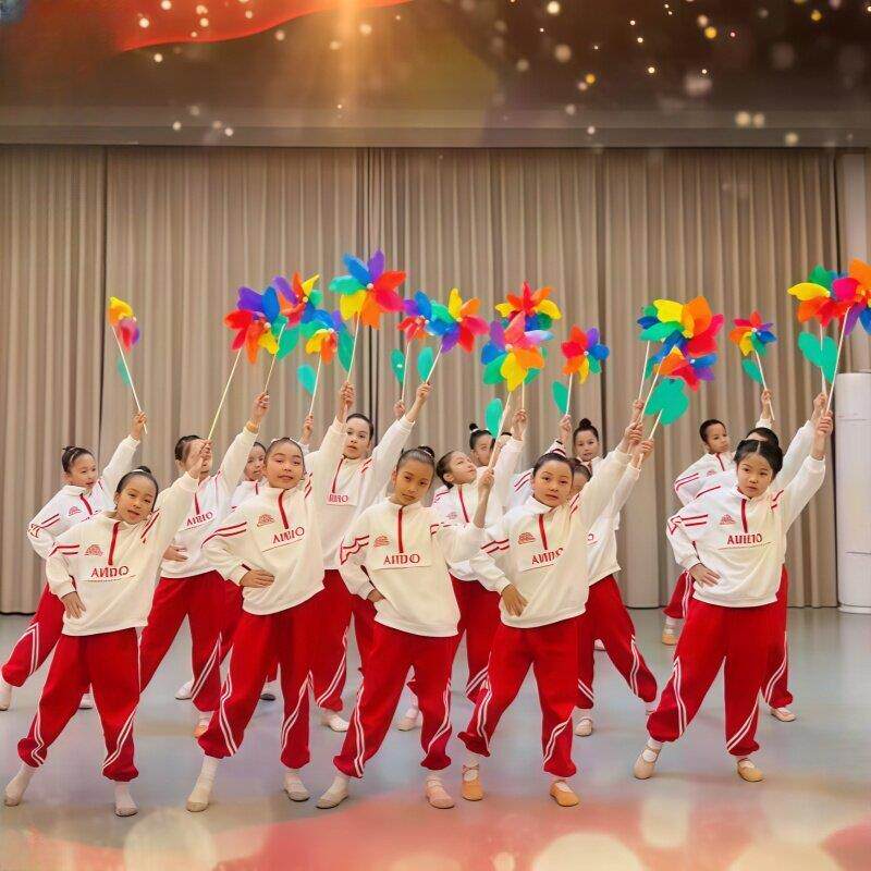 少年有志演出服儿童啦啦队舞蹈服小学生运动会集体啦啦操表演服