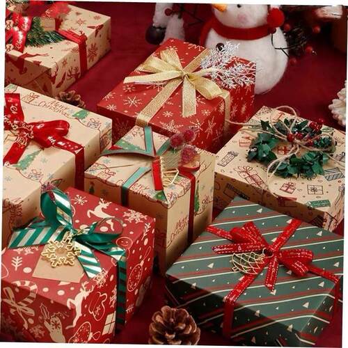 christmas wrapping paper large gift packaging paper wrapper