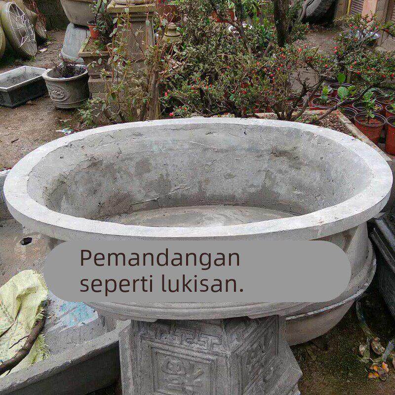 水泥花盆模具盆椭圆形欧式塑料模型塑钢现浇制作混凝土自制磨形具
