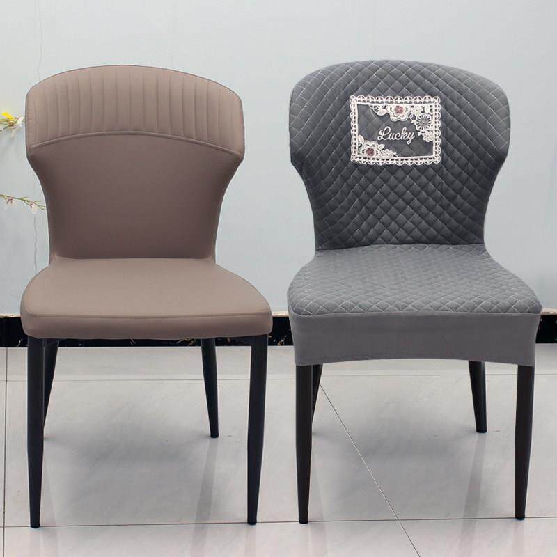 餐桌椅子套罩异形轻奢简约现代凳子罩套座椅套罩靠背保护套高级感