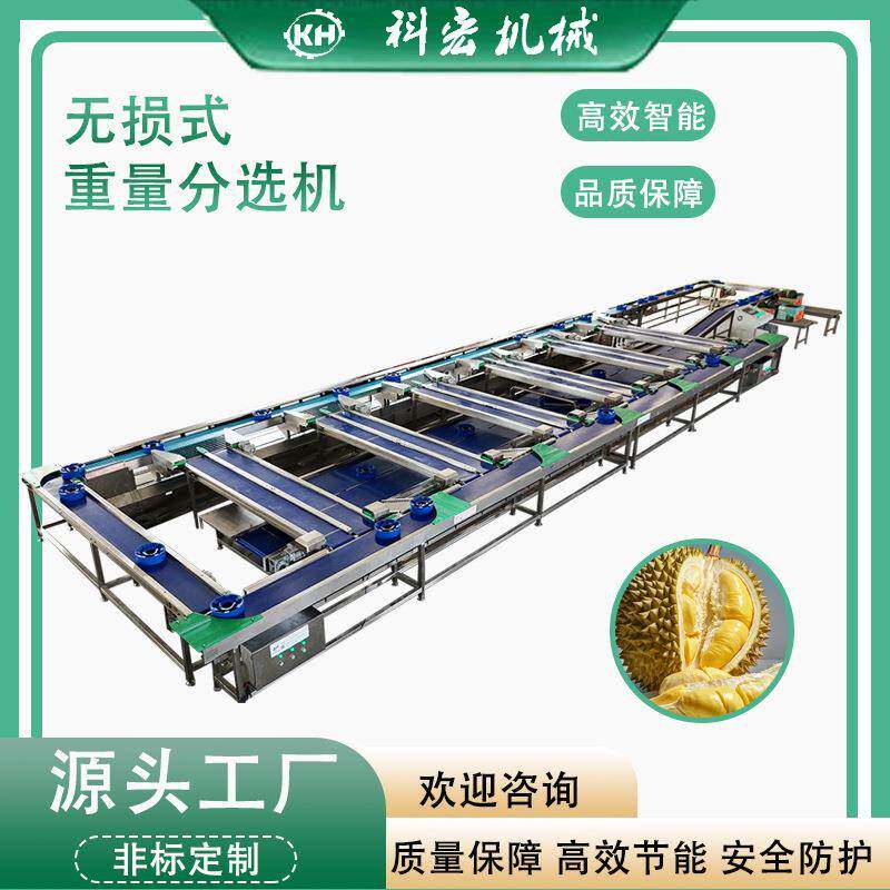 机械无损式重量分选机菠萝秋月梨重量分选机苹果芭乐智能分拣