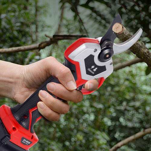 申鑫修剪树枝电动伸缩杆高枝剪园林修枝机果树充电式伸缩高空剪