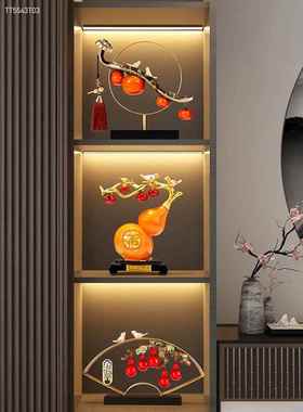 高档五福临葫芦摆件客厅玄关电视门酒柜饰品搬家礼物装乔迁柜新居