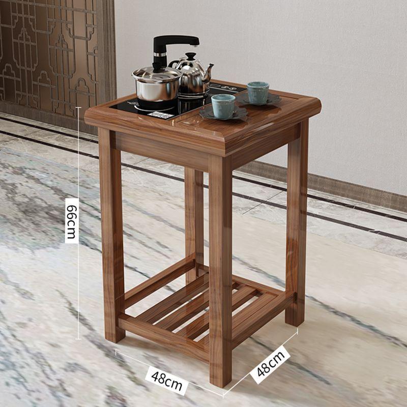 实木大茶桌椅组茶约几一体一整套装办公室合泡EDU茶简中式板茶台