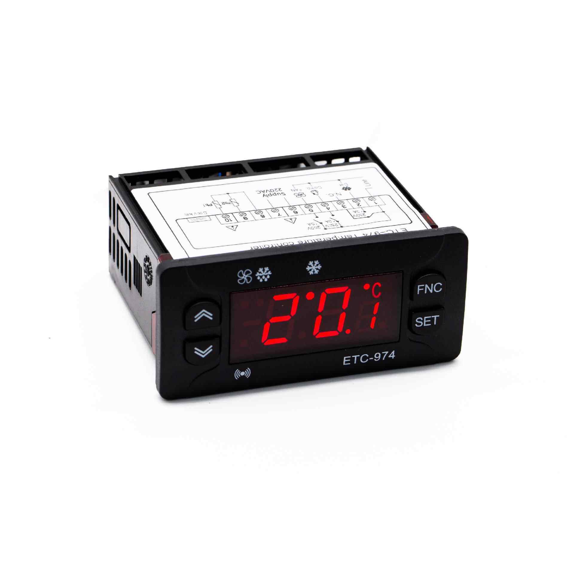 ETC-974/961/902制冷化霜风机数显温控器双探头精准测温