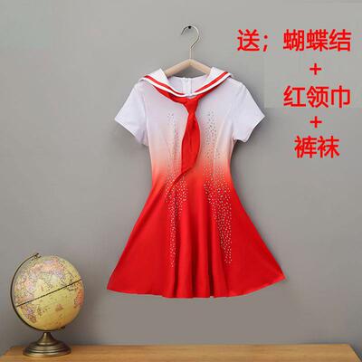正品中小学团国体大合唱团生服儿舞蹈演出服少年中童梦红领巾诗歌