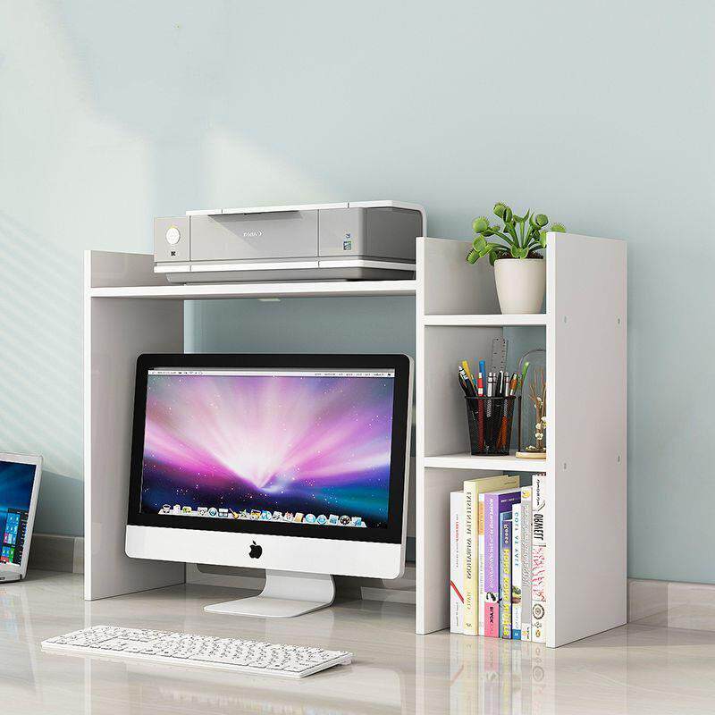 桌面印表机置物架电脑主机增高架子显示器屏幕收纳层架柜桌上书架