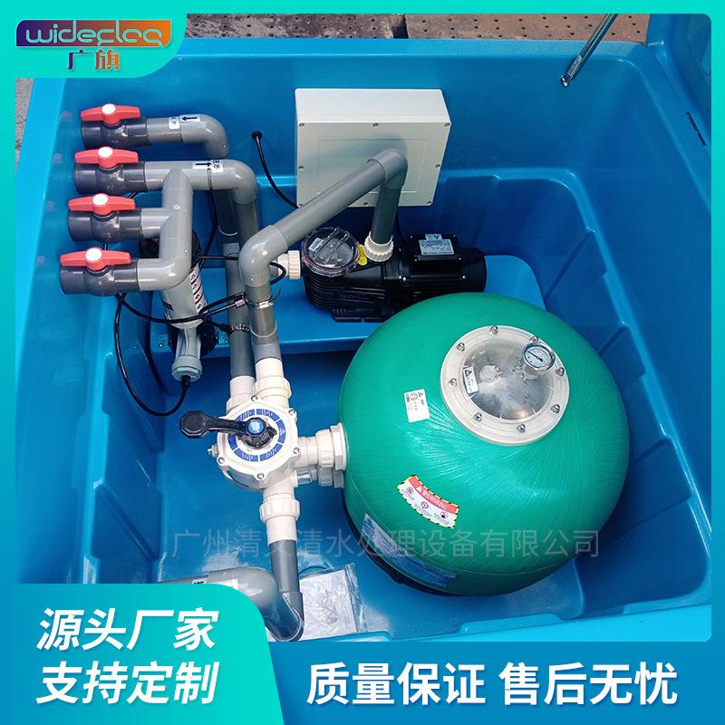 广州清又清循环砂缸室外游泳池设备石英砂水处理砂缸过滤器