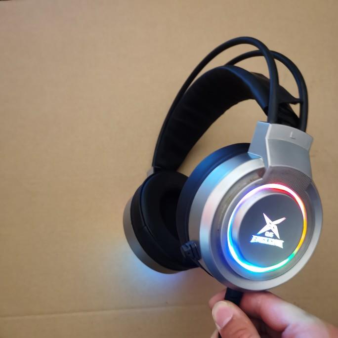 二手网咖拆机游戏耳机西伯利亚usb独立声卡7.1电竞听音辨位吃鸡