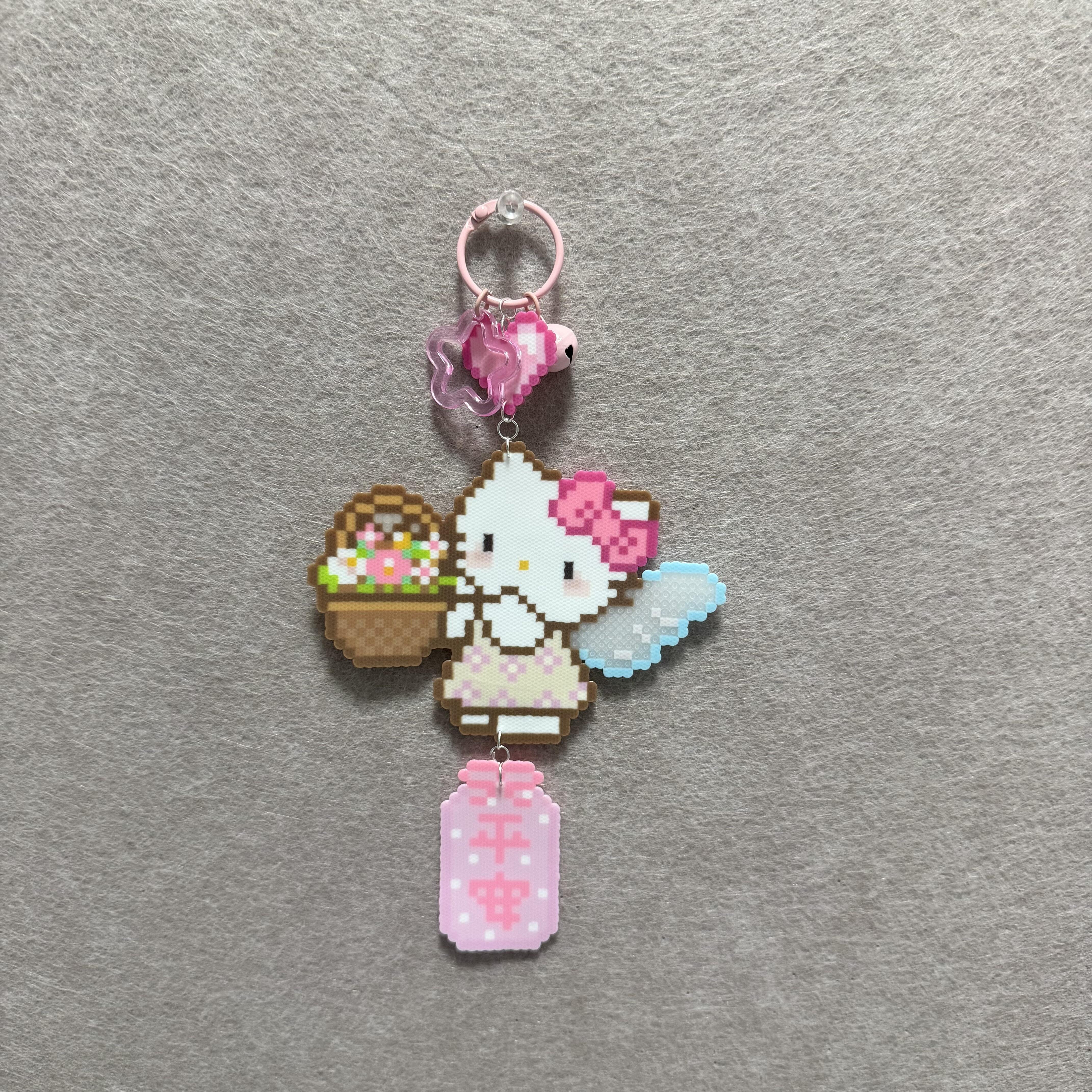 汽车挂件拼豆成品hellokitty挂件钥匙扣礼物