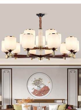 新中式吊灯中国风农村自建房餐厅卧室灯家装灯客厅灯