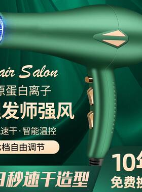 发廊电吹风机理发店大风力速干蓝光负离子理发师专用家用强风
