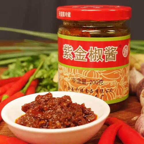 永安牌河源紫金辣椒酱客家特产蒜蓉香辣拌饭辣椒酱调味椒酱农家自