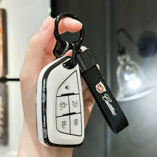 xts atsl ct6黑边保护壳包 xt4 适用凯迪拉克xt5TPU全包钥匙套ct5