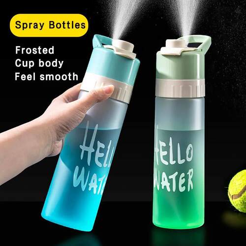 Spray Fog Water Bottle Large Capacity Male And Female Sports