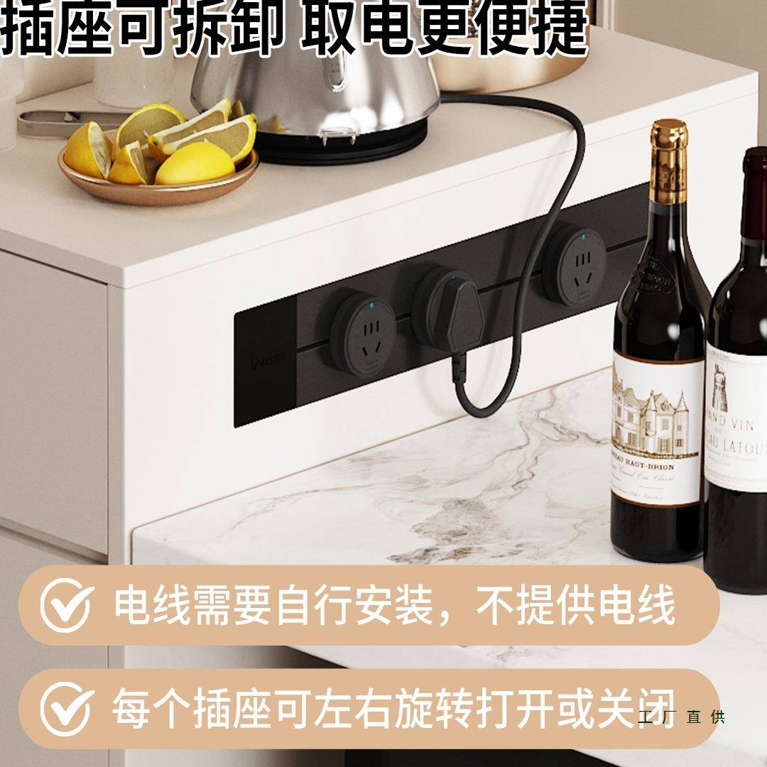 985窝铝合金小岛台单桌柜窄岛移台柜餐一体厨房动单独蜂中岛导台
