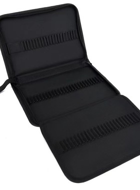 36/48/72/120孔折叠拉链款笔帘美术素描笔袋彩铅笔收纳袋厂家直供