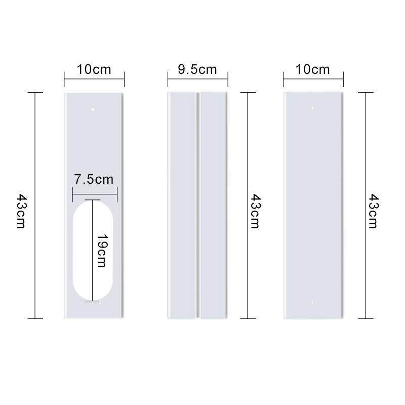 移动空调配4PCS10-圆孔150m管m伸130mm可缩挡板推拉排风排件气软