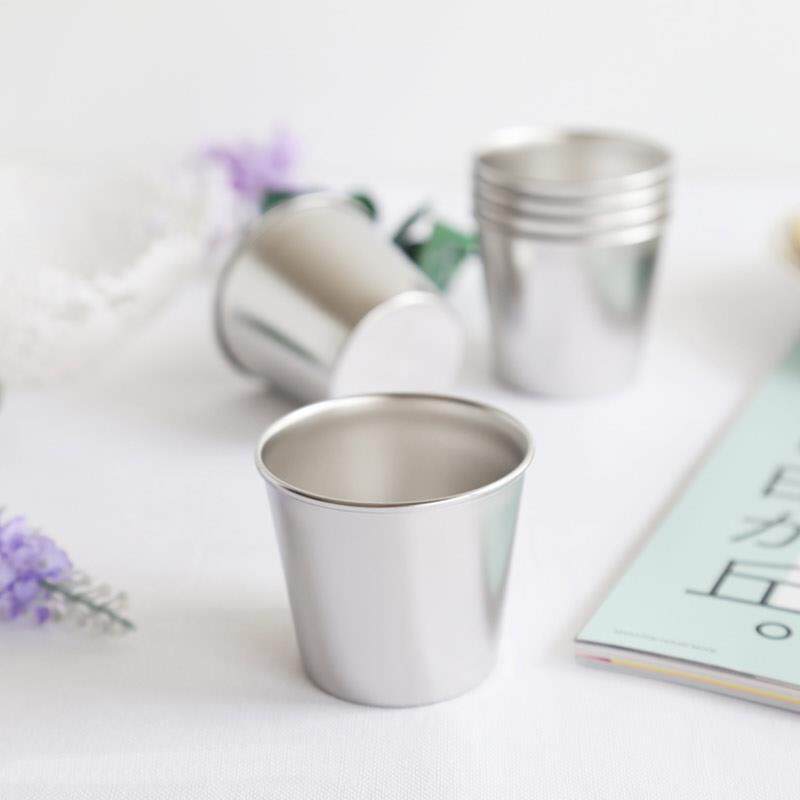 浅井商店远藤孝18-8不锈钢布丁杯/100ml比重杯日本产可入烤箱料杯