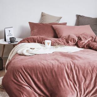 定做定制天鹅绒四件套被套被罩152×203×229×230×248×274cm