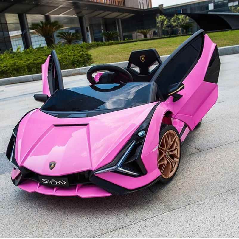 高档兰博基尼玩儿童电动车四轮汽车坐孩男女宝宝带遥控婴可儿小网