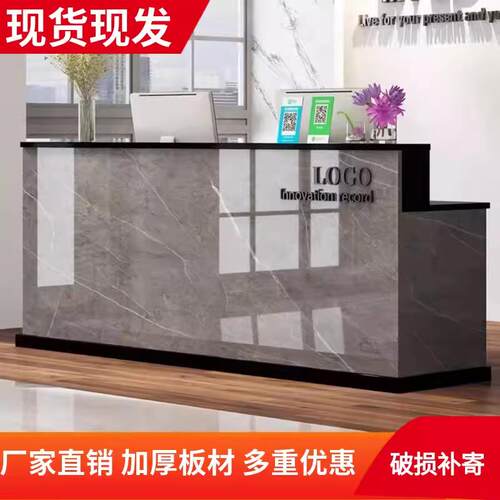 需定制吧台收银台店铺小型服装店便利店美容院收银桌柜台公司前台