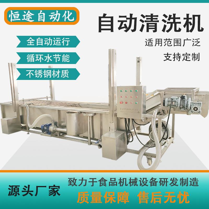 小型鲜毛豆果蔬清洗机器生产厂家销售全自动通过式高压喷淋清洗机