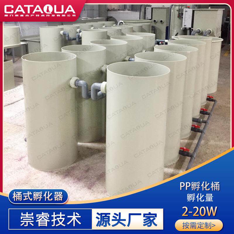 PP材质桶式孵化器鱼类孵化器鱼苗鱼卵标苗设备