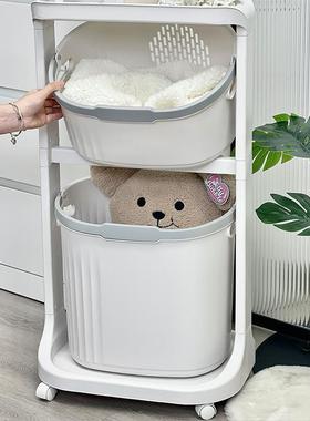 J5N推脏衣篮浴置物架脏衣篓卫室生间脏衣服车洗架LEH手间收纳架衣