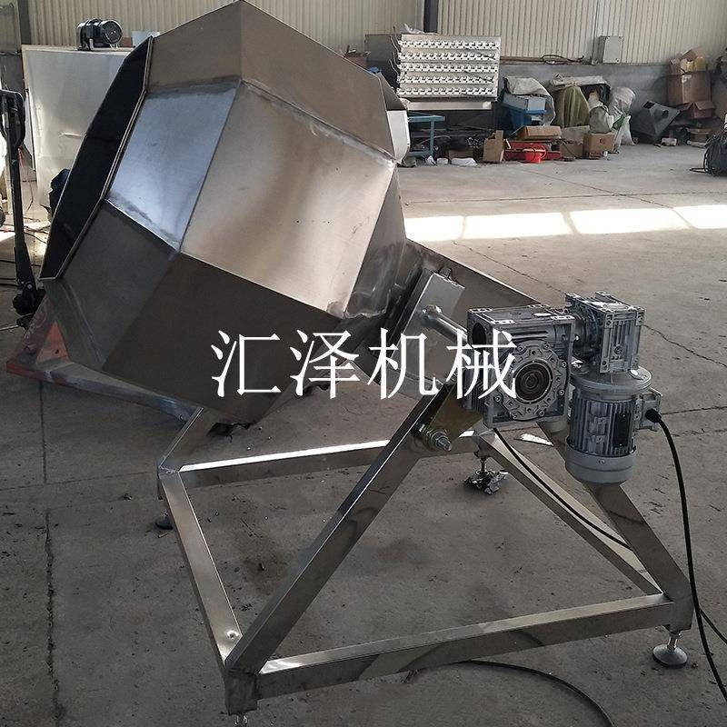 八角拌料机花生米调味机花生粘设备花生裹粉机奶枣机器食品搅拌机