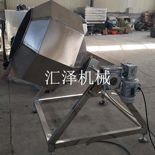 八角拌料机花生米调味机花生粘设备花生裹粉机奶枣机器食品搅拌机