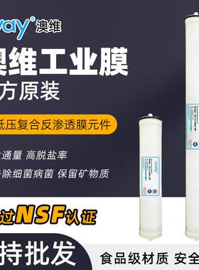 澳维RO膜反渗透4040工业纯水设备商用净水器水处理4021设备滤芯
