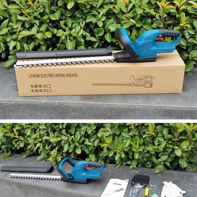 新款锂电园无线绿化茶树叶修剪篱笆林修枝家用SBD锯电动绿篱机