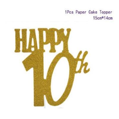 10 20 30 40 50 60th Birthday Cake Decoration Adult children