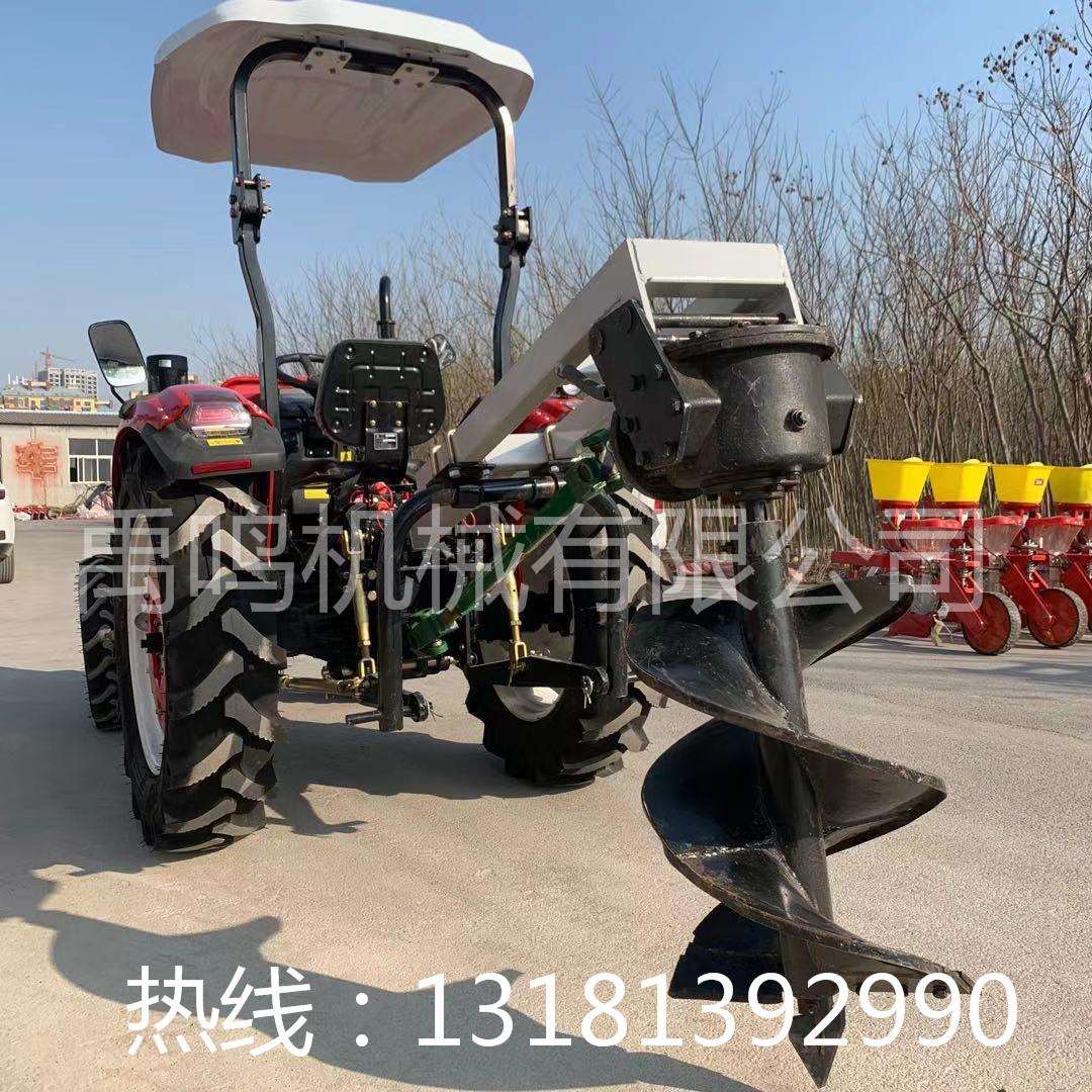 农用植树挖坑机悬挂式植树挖坑机大棚立柱挖坑机埋电线杆机打