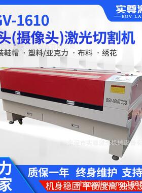 1610双头CCD摄像头自动巡边激光切割机皮革面料亚克力激光雕刻机