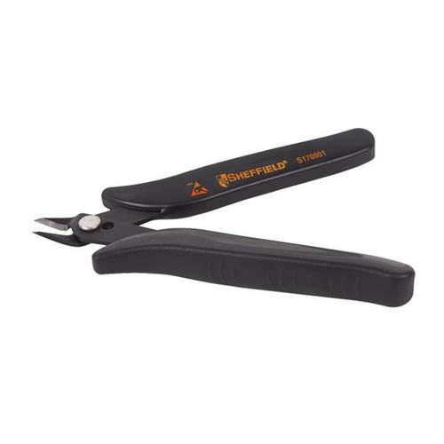 钢盾工具双重防静电手柄斜嘴钳斜口钳5寸S170001