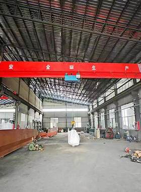 给江苏客户生产一台室内5吨单梁起重机加装牛腿承重梁价格优惠