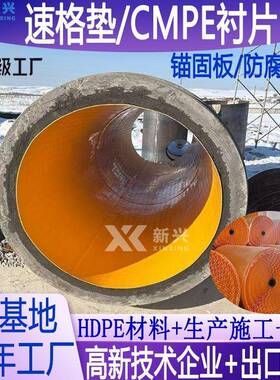 PE聚乙烯锚固板池混凝土防腐内衬HDPE板污水池用MCPE防水防腐衬片