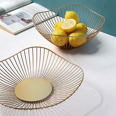 Irregular fruit basin Nordic wind living room tray basket