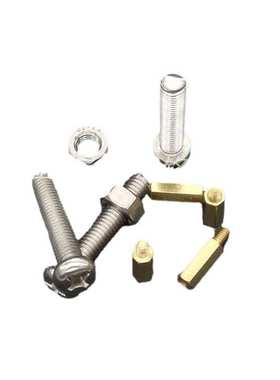 组合 六角通 双 配螺丝铜柱m2m3螺母600pcs套装单通螺丝