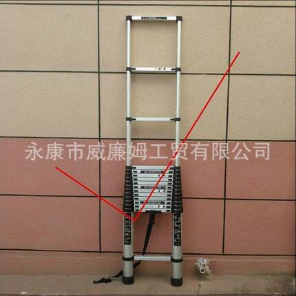 高档铝米合带金伸缩监梯子718步工程梯电信宽安装电网控用KL239-7