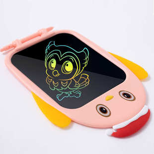 柔性寸圣诞屏.lcd单色猫头鹰8写字板液晶风手写板可爱卡通5画板