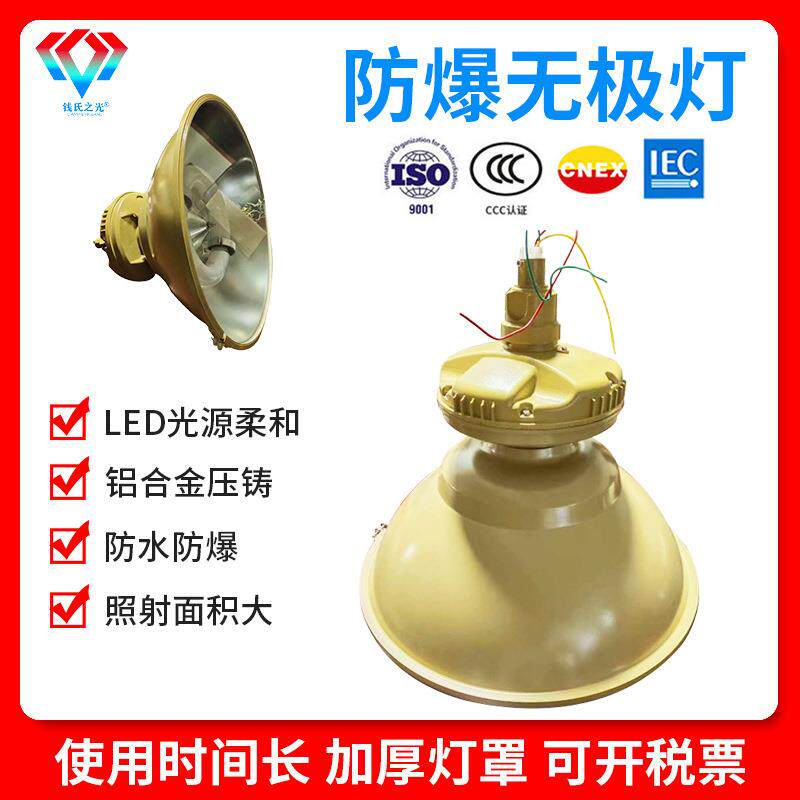 2020生产防爆无极灯150w200w工矿灯车间煤矿电厂节能灯具