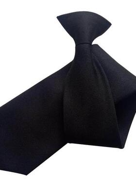 Security tie with black buttons 保安领带黑扣子领带