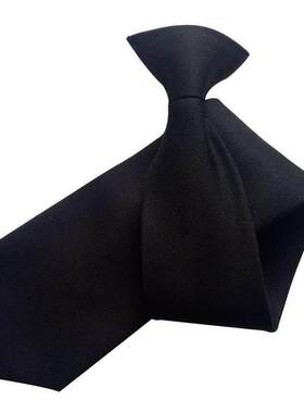Security tie with black buttons 保安领带黑扣子领带