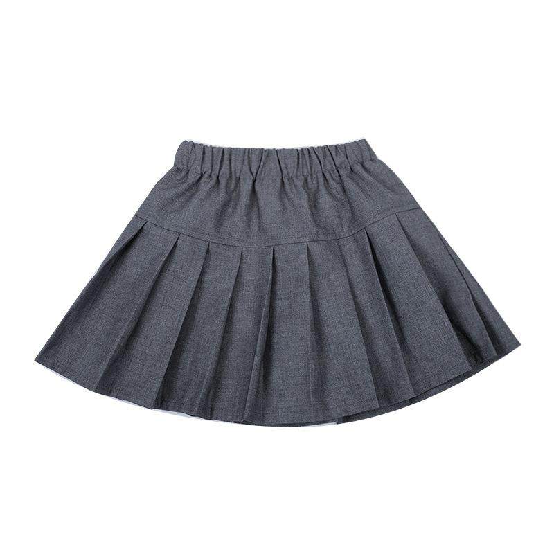 新款女童裙子儿童格子童装女生夏季演出裙子女孩半身百褶伞裙定制