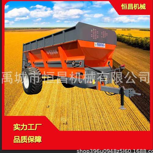 扬粪机散粪车厂家甘肃定边双竖绞龙撒粪机