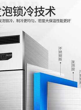 商用厨房冰柜立式不锈钢冷冻冷藏柜1000L大容量保鲜四门冰箱厂家